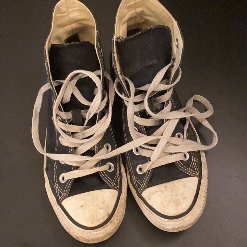 Worn Converse High Tops